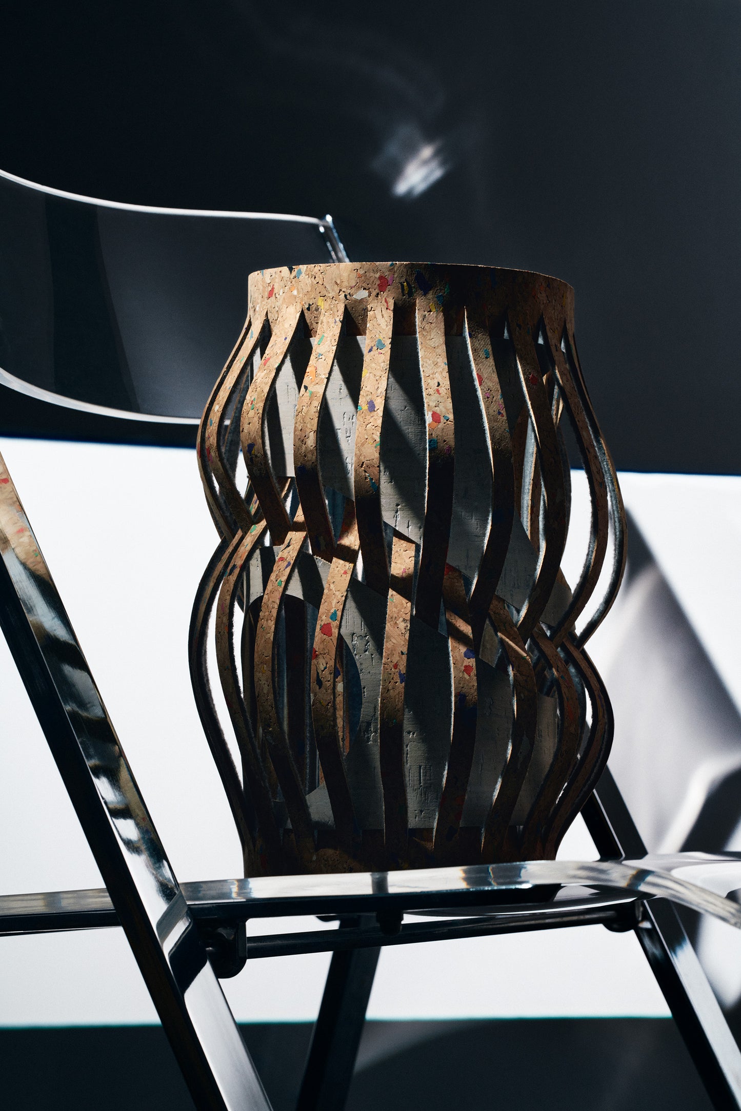 Vase ARC TERRAZZO CORK L