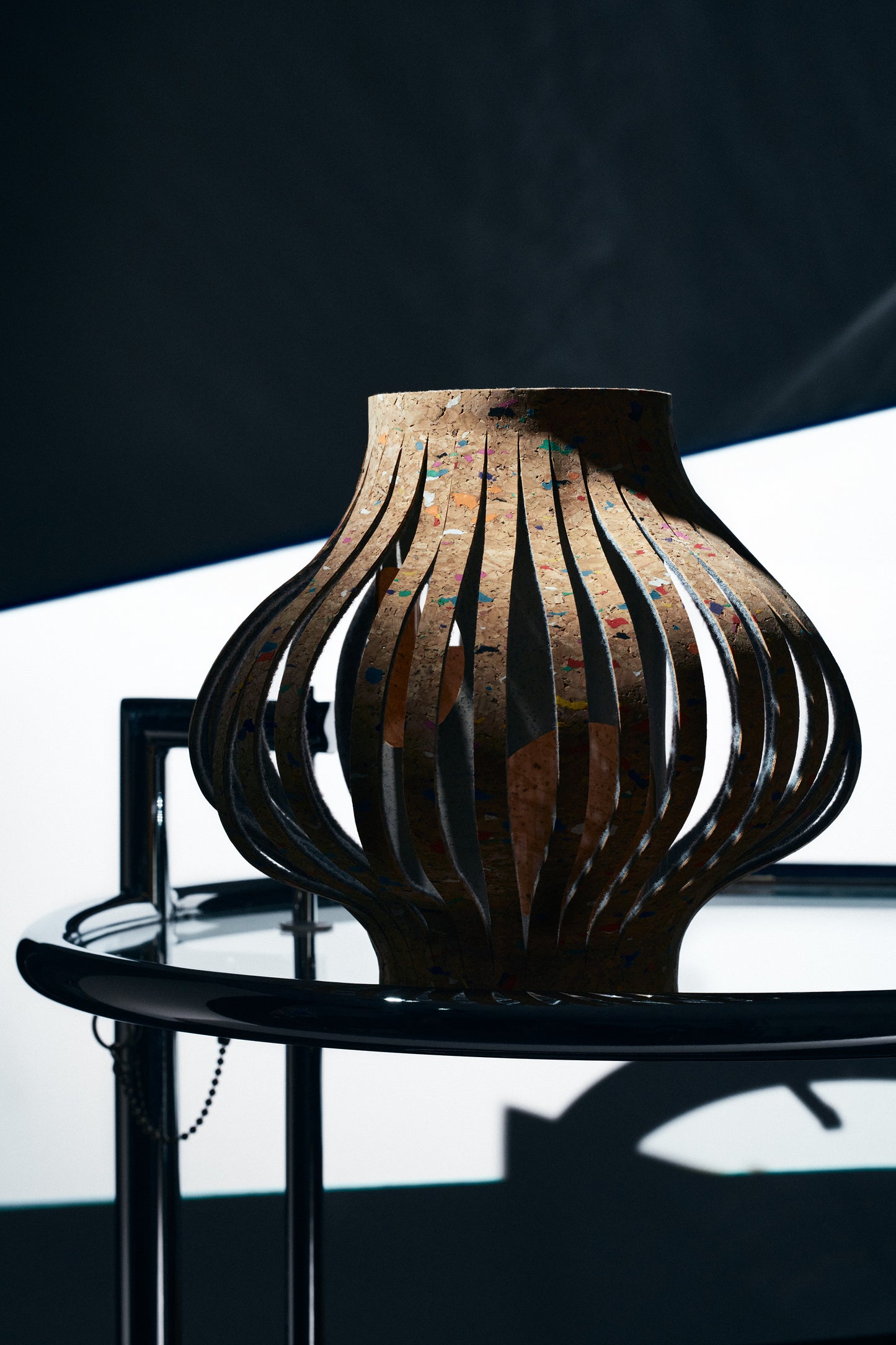 Vase DOME TERRAZZO CORK S