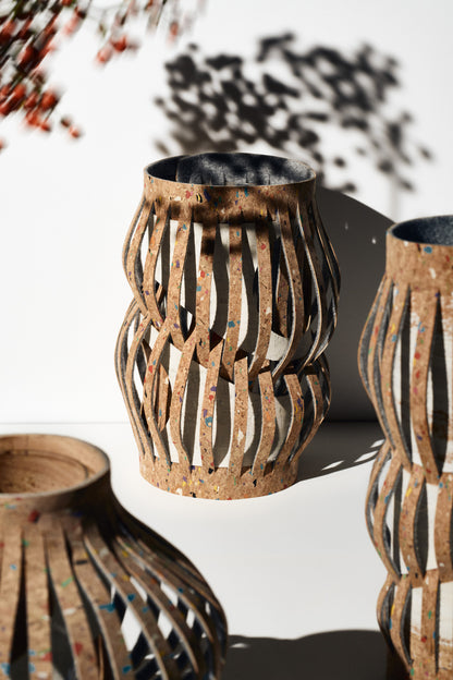 Vase ARC TERRAZZO CORK L