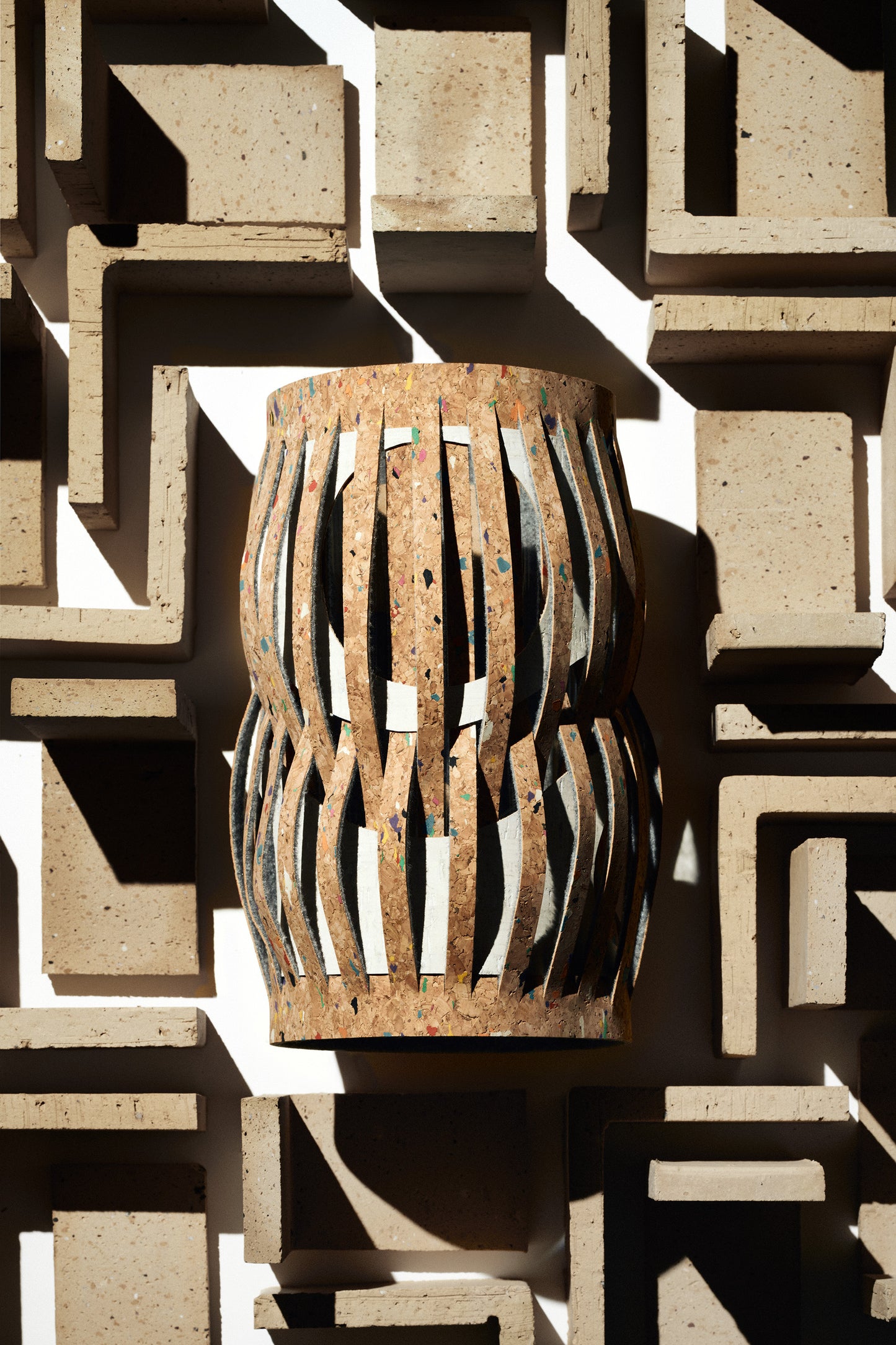 Vase ARC TERRAZZO CORK L