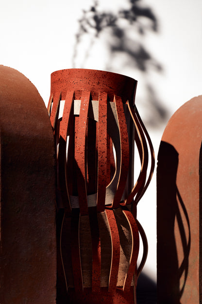 Vase COLUMN RED L – Edition 1 / Edition 2