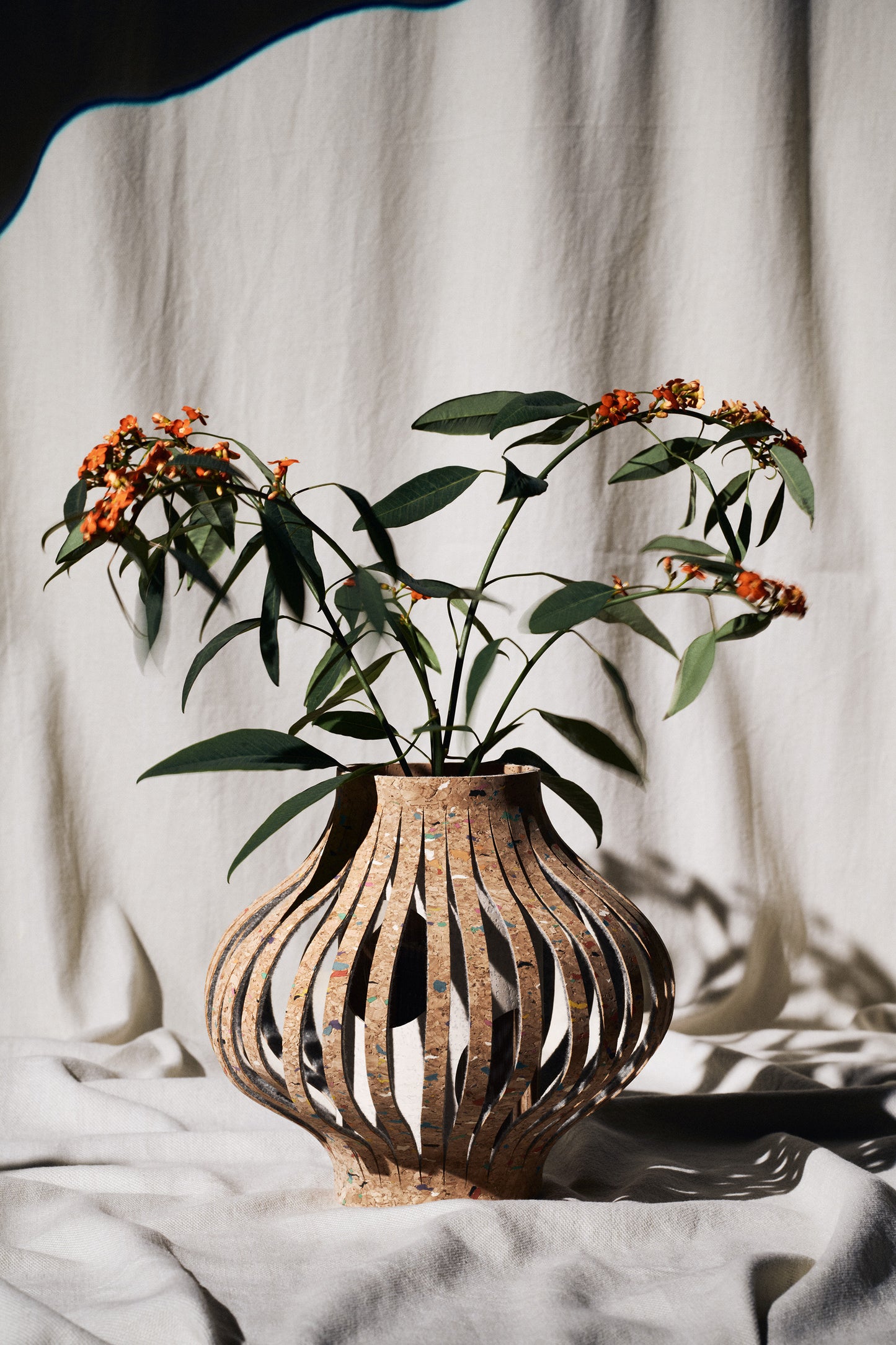 Vase DOME TERRAZZO CORK S